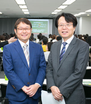 右から、西村則康先生、小川大介先生