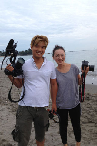 左から、監督・豪田トモさん、プロデューサー牛山朋子さん。二人は夫婦になる。